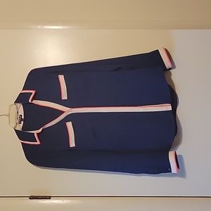 Fun color block long sleeve blouse